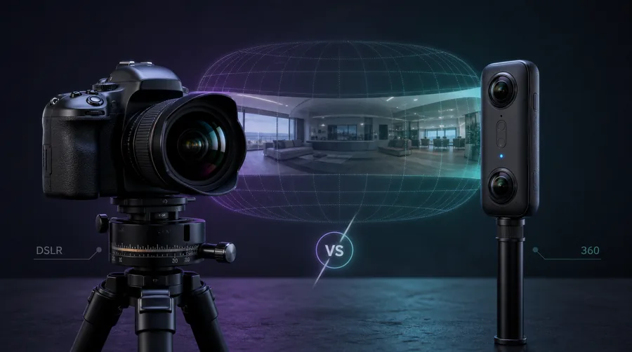 DSLR vs 360 Camera: Best Choice for Virtual Tours