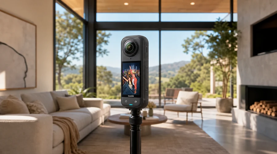 Insta360 X5 Review for Virtual Tours: 360 Photos, Workflow and Limits