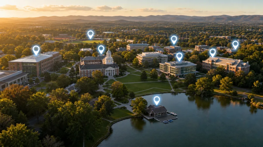 Interactive Maps in Virtual Tours: Navigation for Large Properties, Campuses and Resorts
