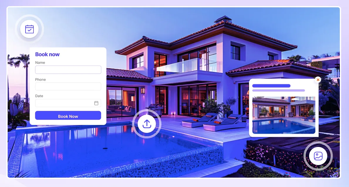 Virtual tour property inquiry example