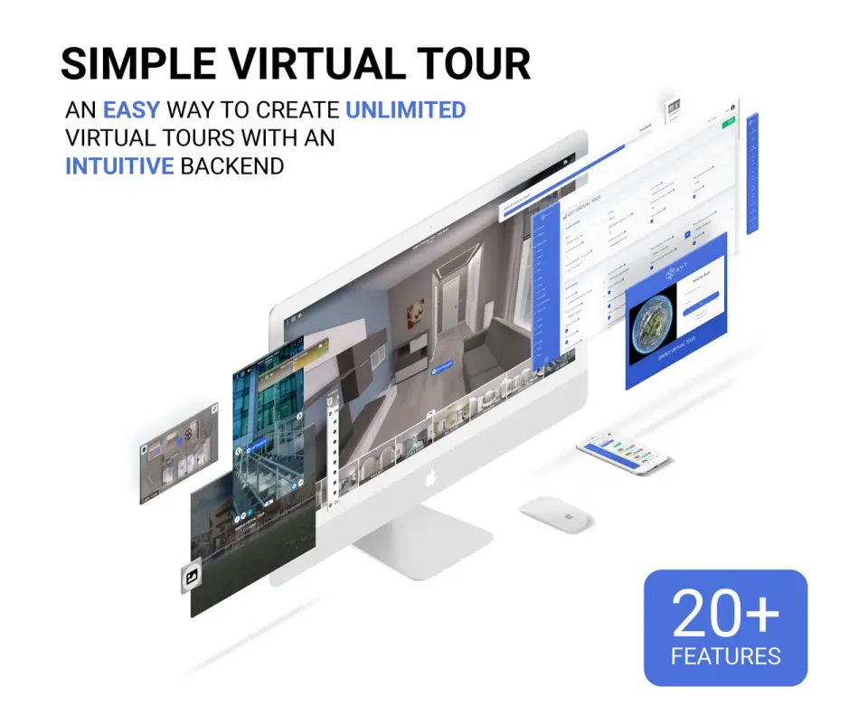 Main control panel of Simple Virtual Tour