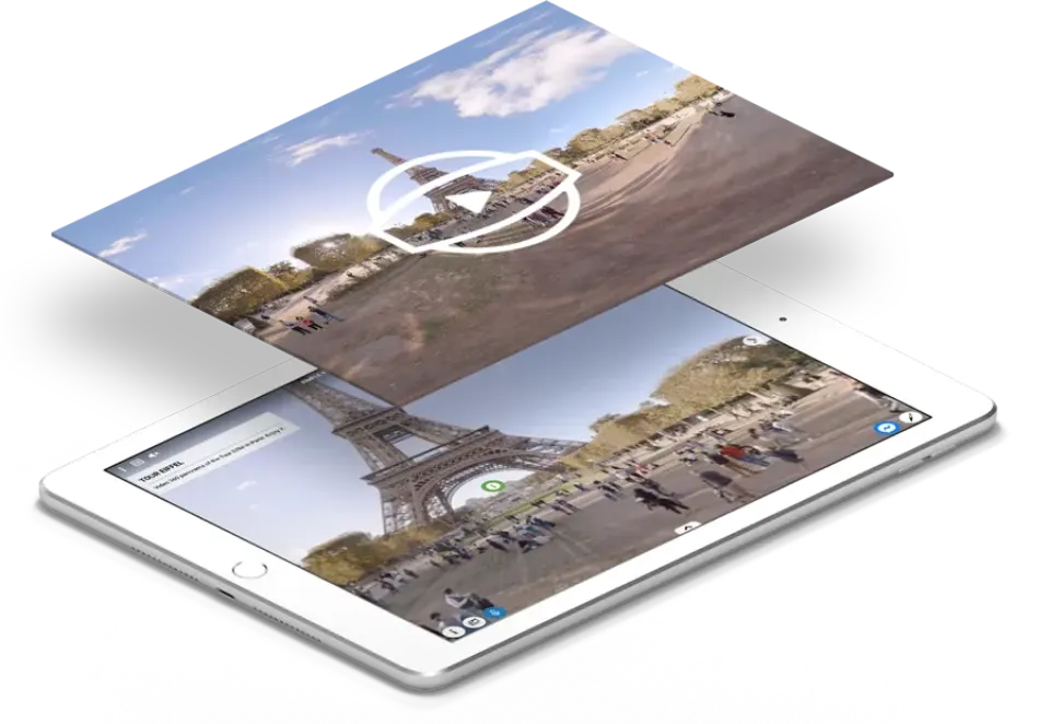 Video creation from tour project