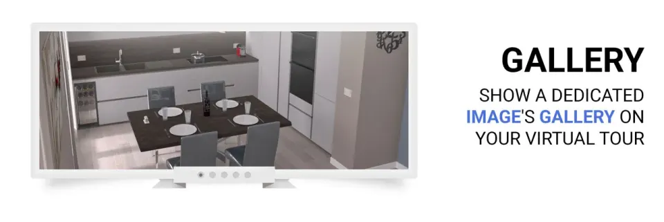 Image gallery integrated in the tour