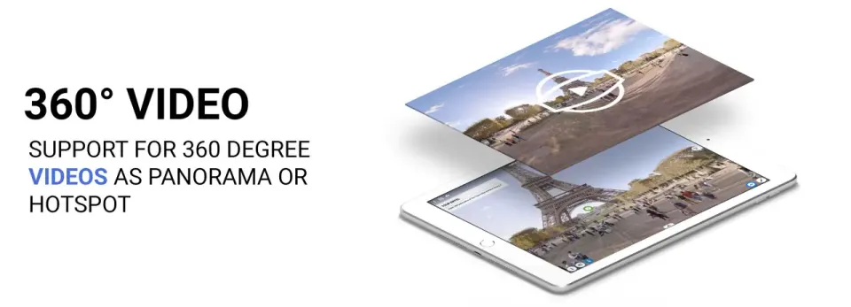 360 degree video support