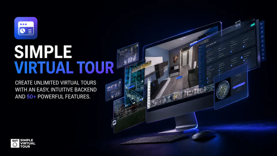 Panel de control principal de Simple Virtual Tour